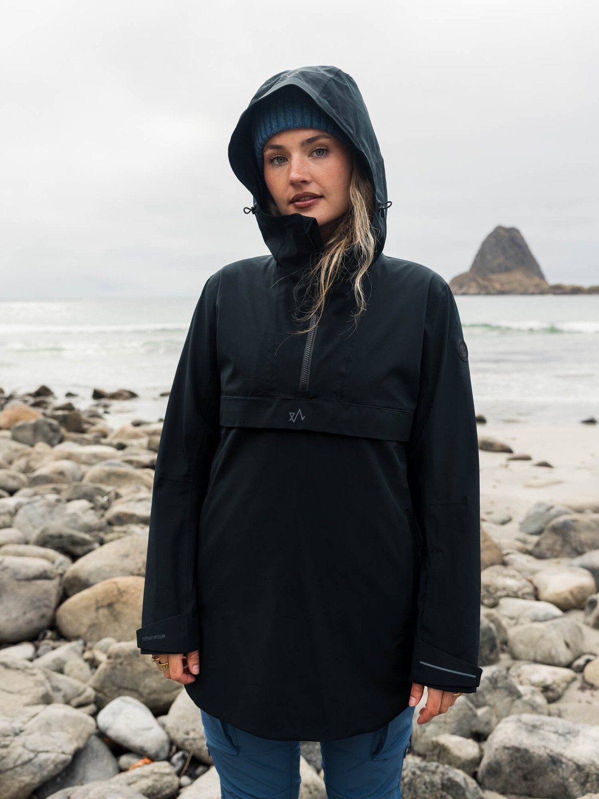 Twentyfour Aurora Skallanorakk Sort