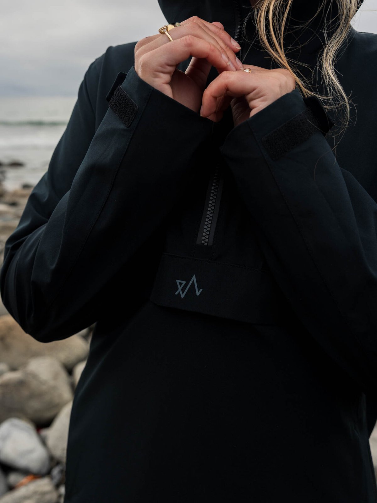 Twentyfour Aurora Skallanorakk Sort