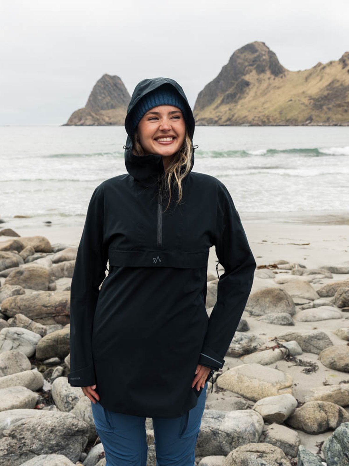 Twentyfour Aurora Skallanorakk Sort