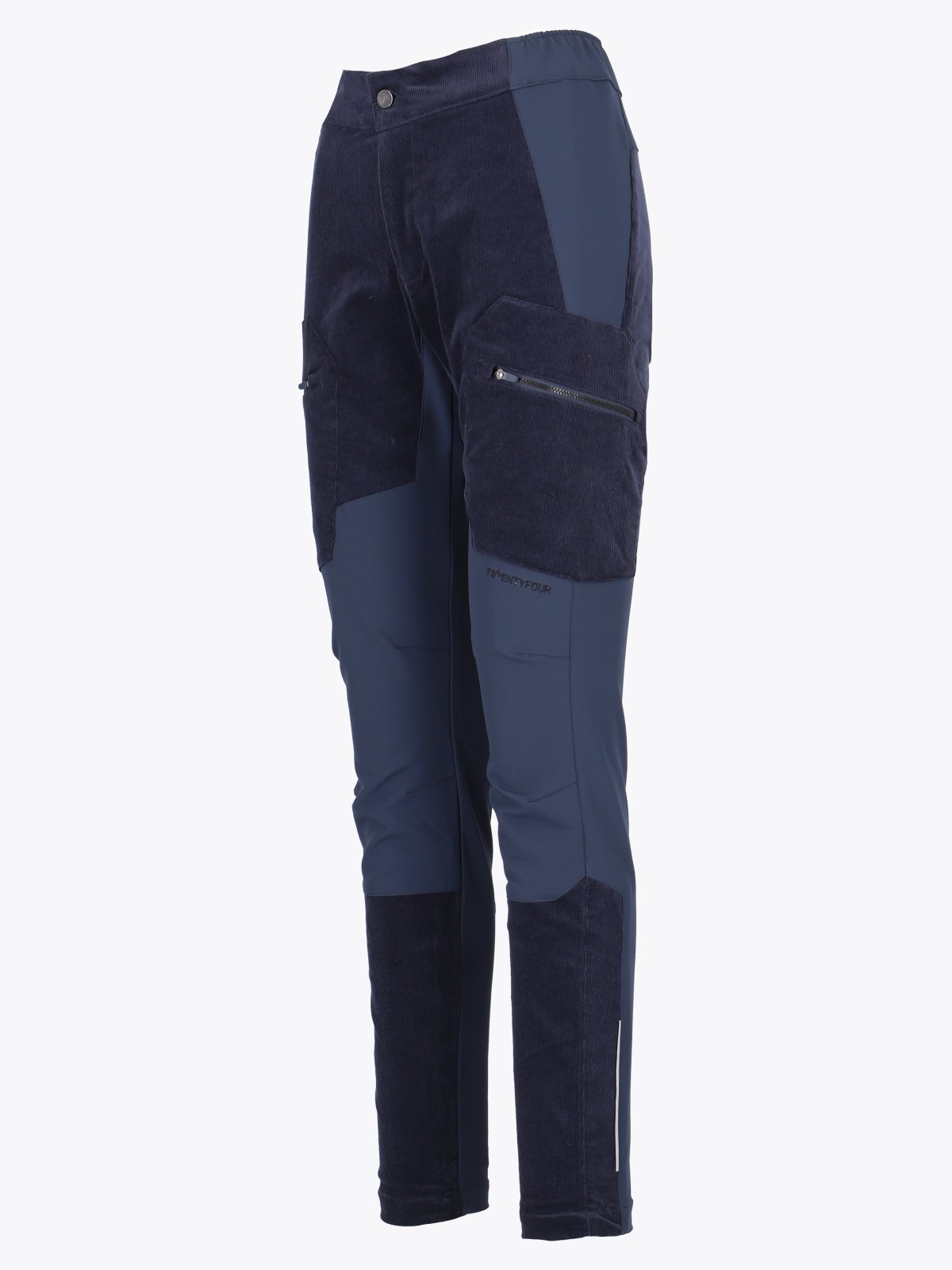 Twentyfour Aurora Shape Cordbukse Marine