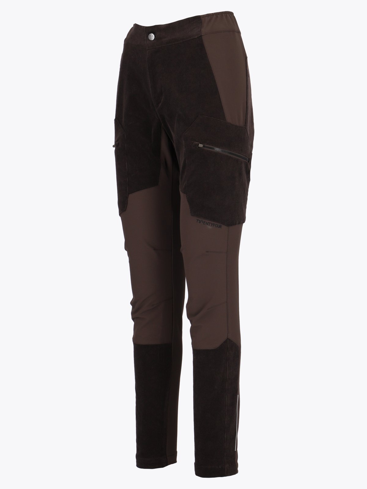 Twentyfour Aurora Shape Cordbukse Mørk Brun