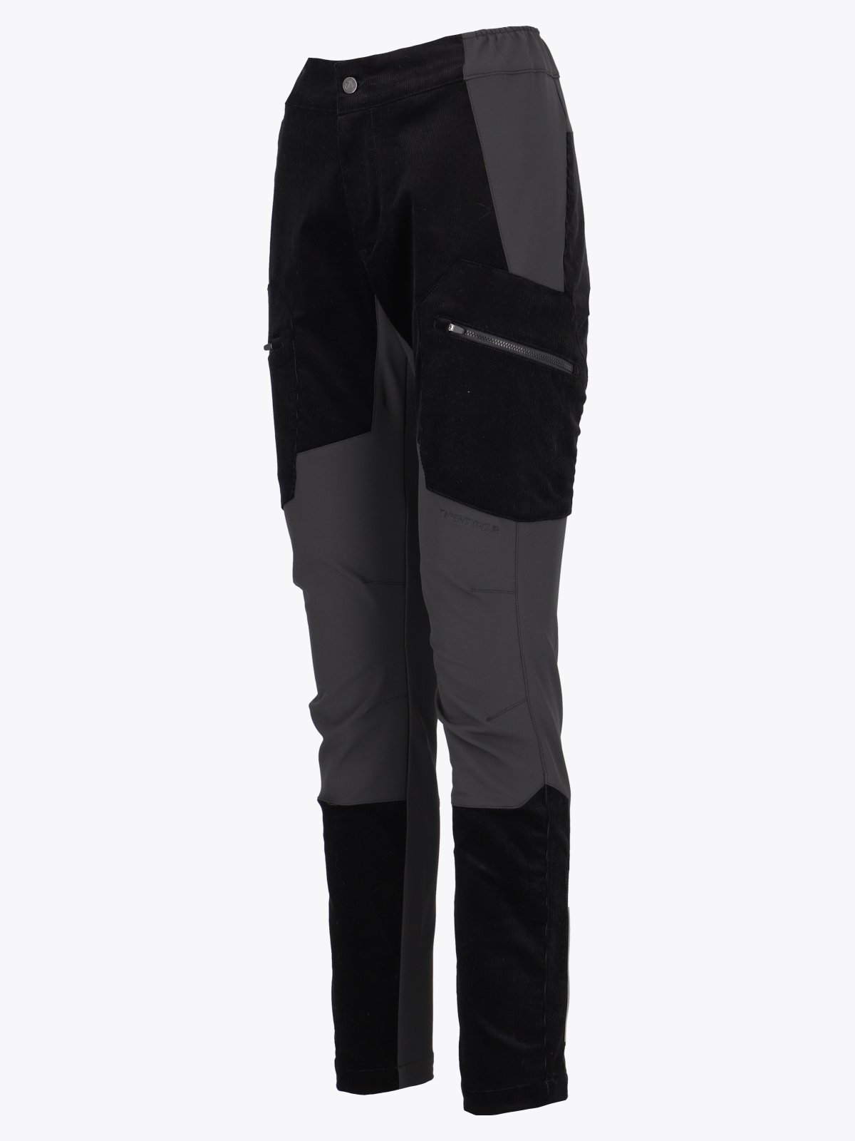 Twentyfour Aurora Shape Cordbukse Sort