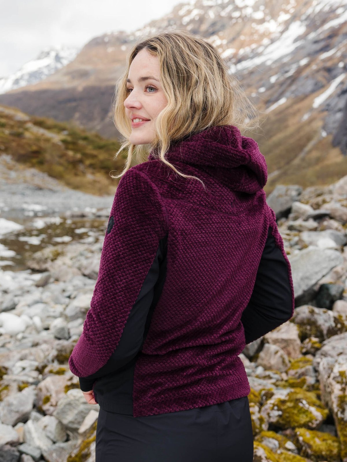 Twentyfour Aurora Air Fleece Mørk Burgunder