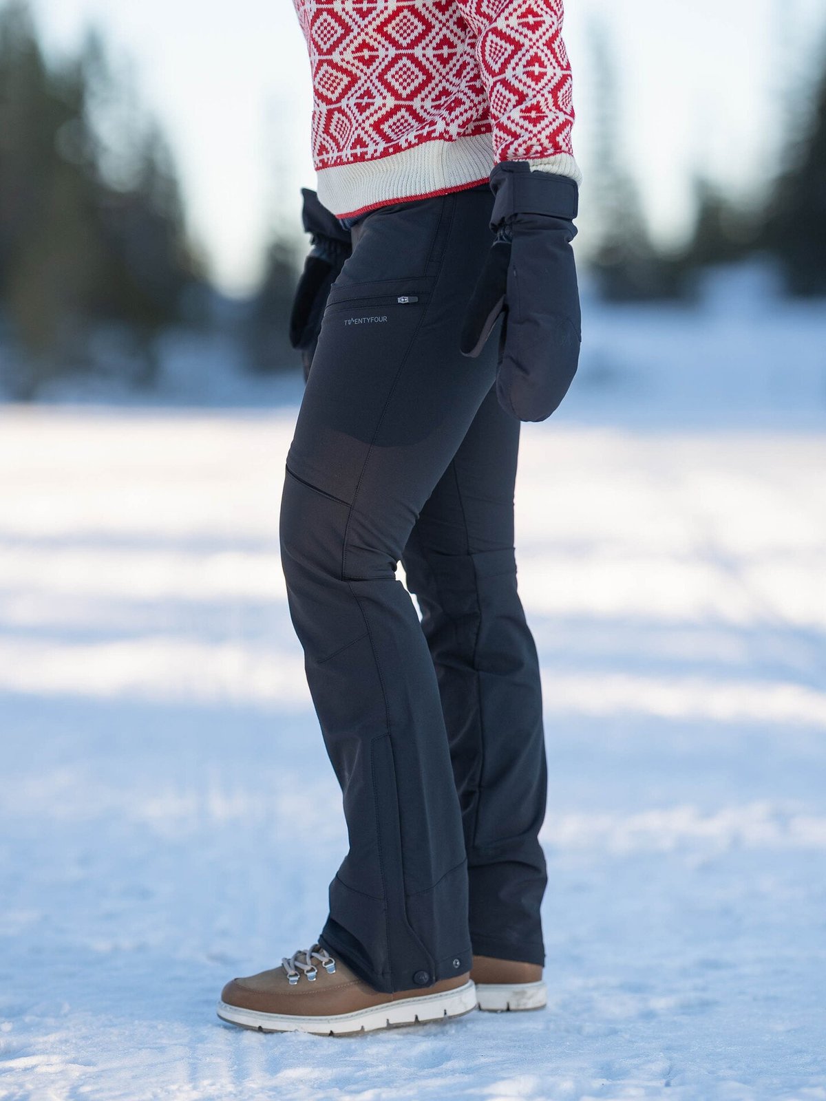 Twentyfour Aurora Softshell Tour Bukse Sort