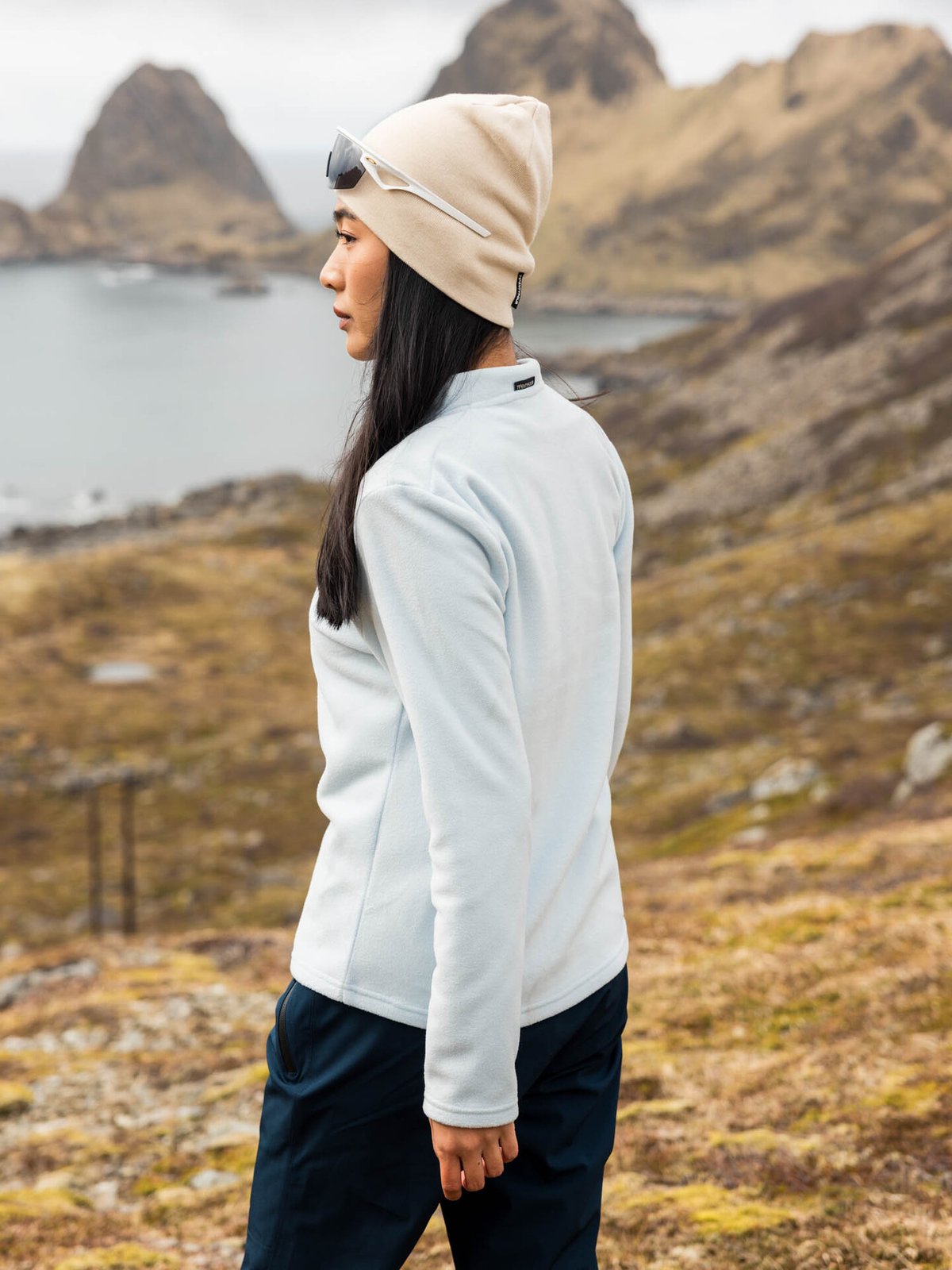 Twentyfour Aurora Half Zip Fleece Isblå