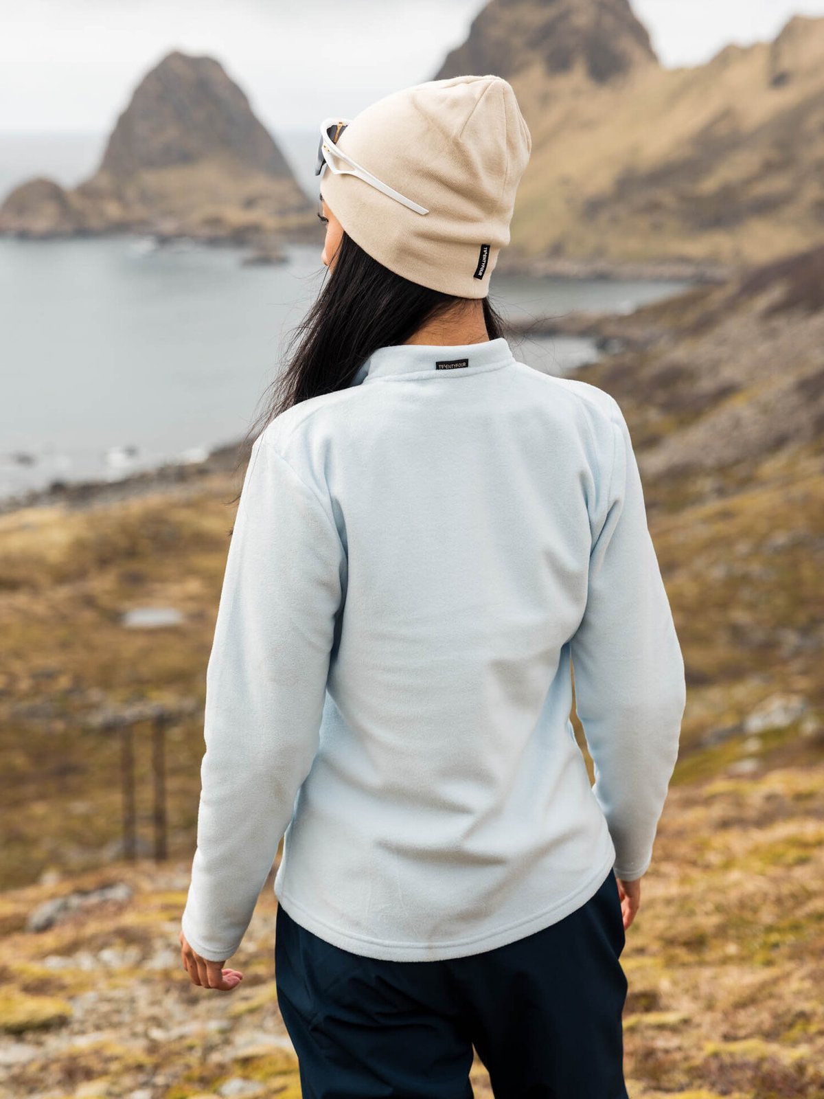 Twentyfour Aurora Half Zip Fleece Isblå