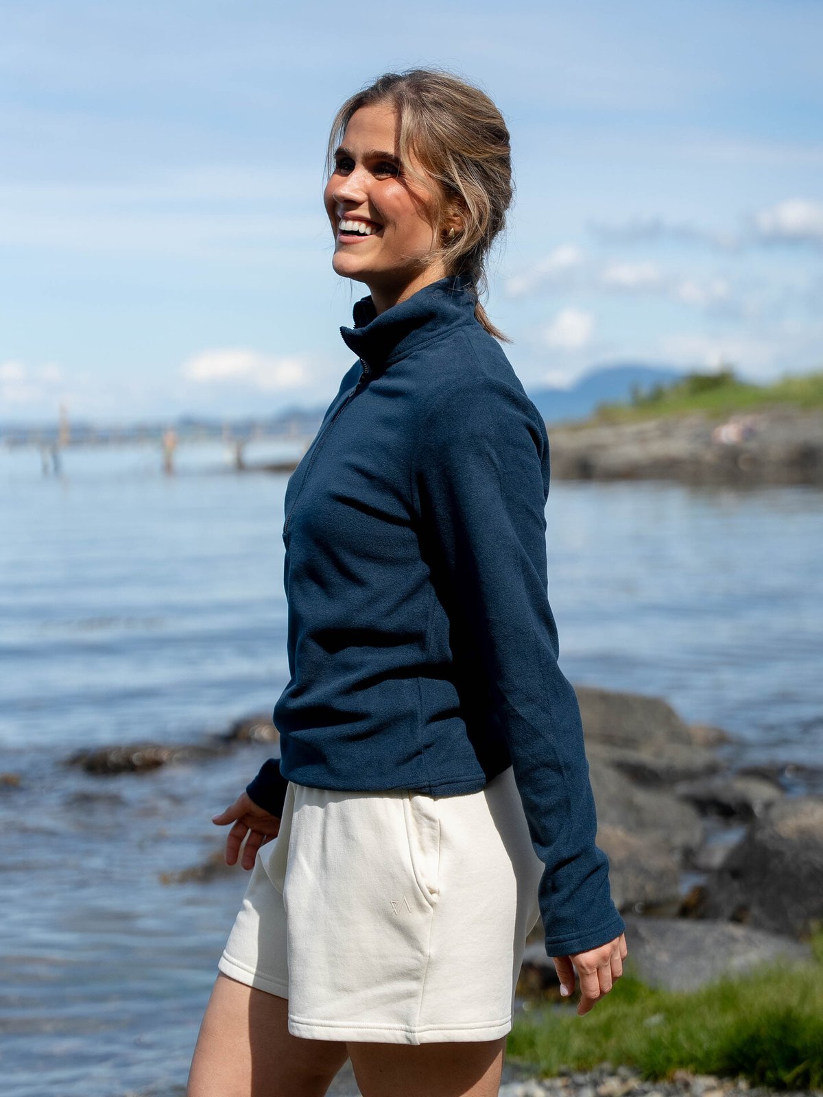 Twentyfour Aurora Half Zip Fleece Marine