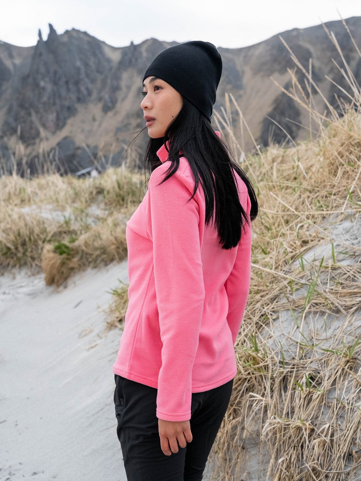 Twentyfour Aurora Half Zip Fleece Rosa