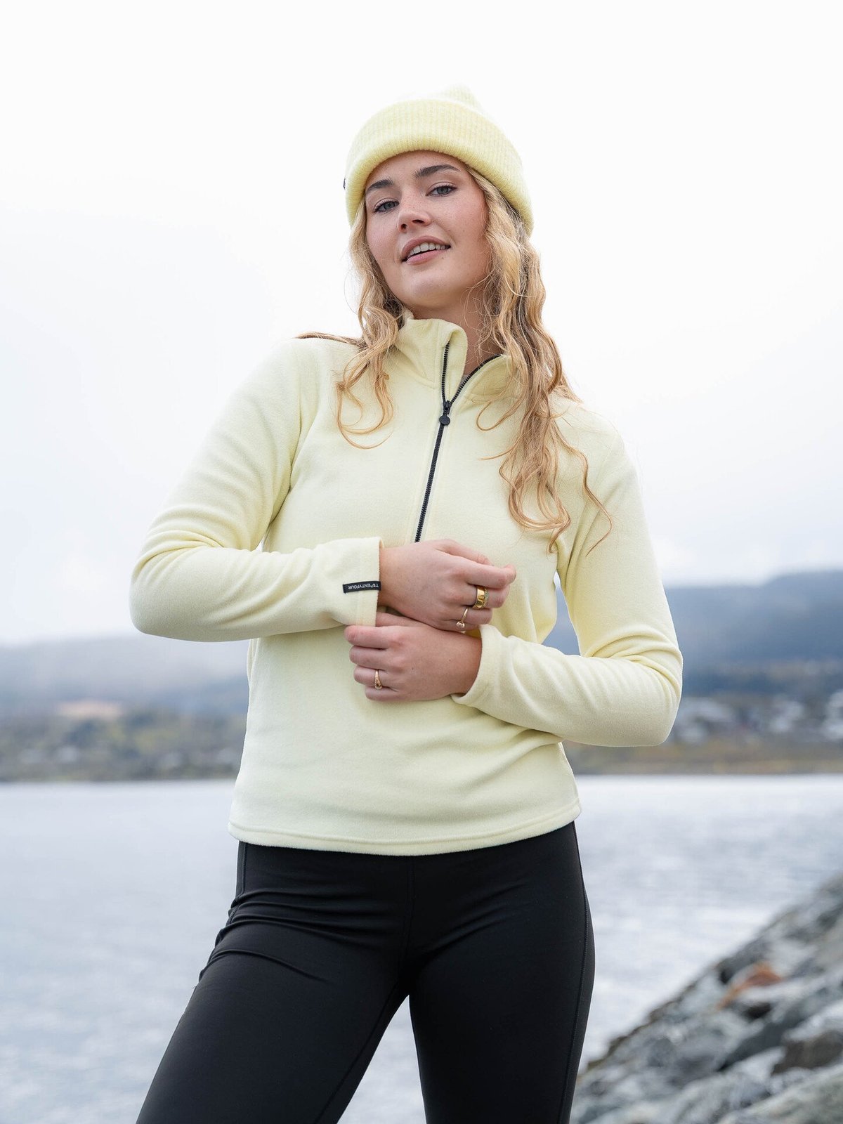 Twentyfour Aurora Half Zip Fleece Sitrus