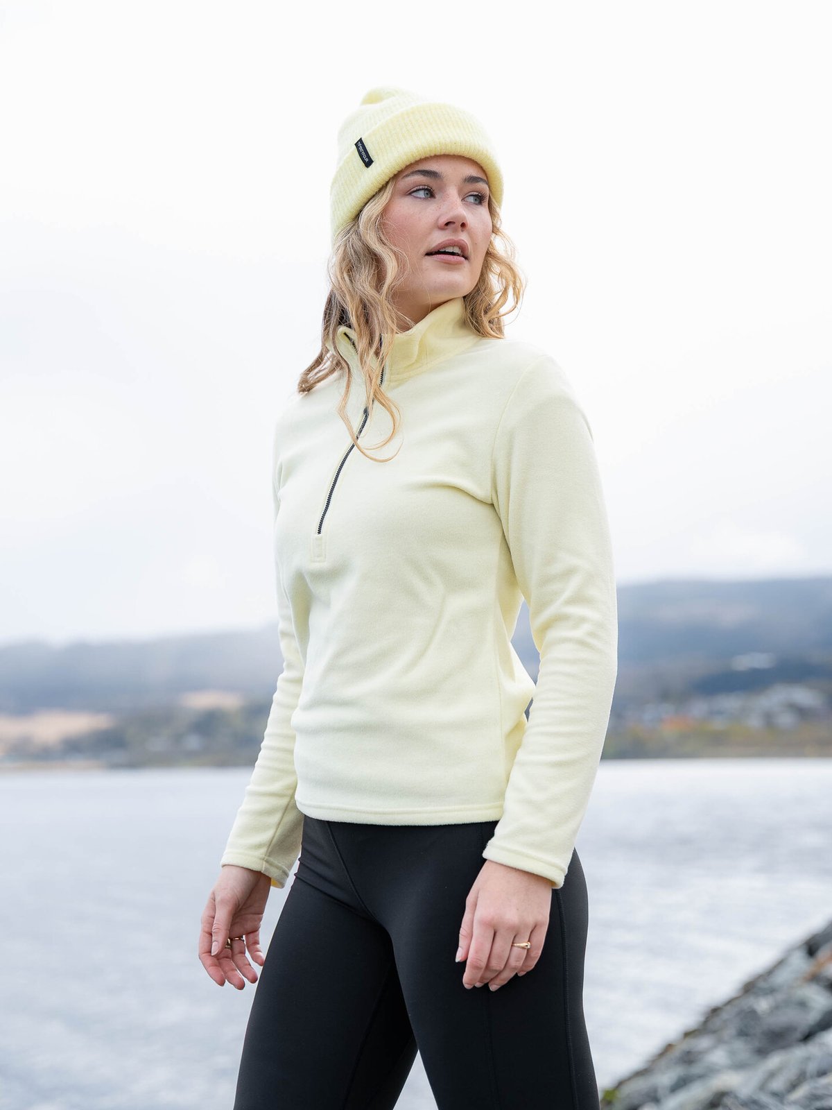 Twentyfour Aurora Half Zip Fleece Sitrus