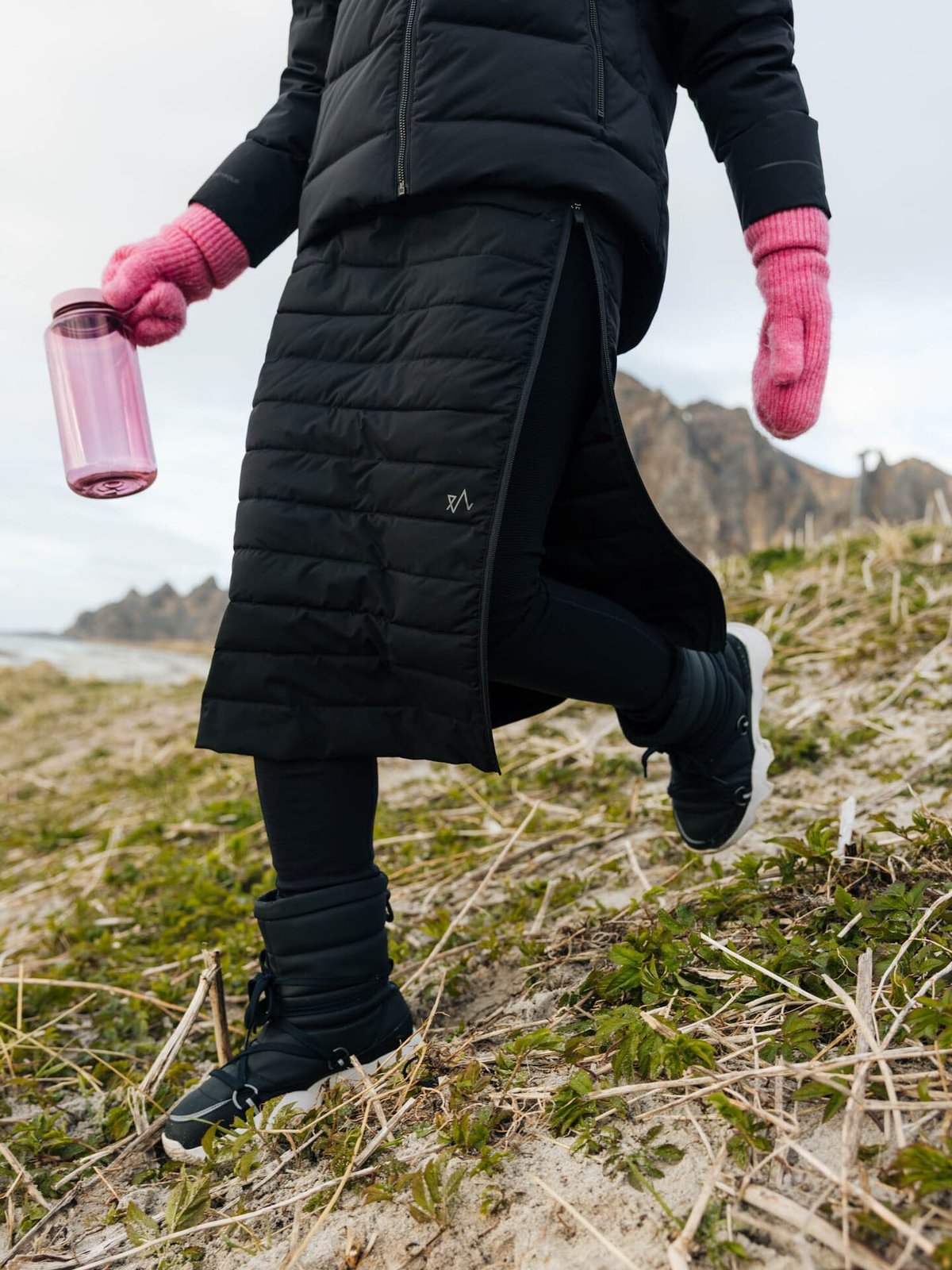 Twentyfour Aurora Thermal Skjørt Sort