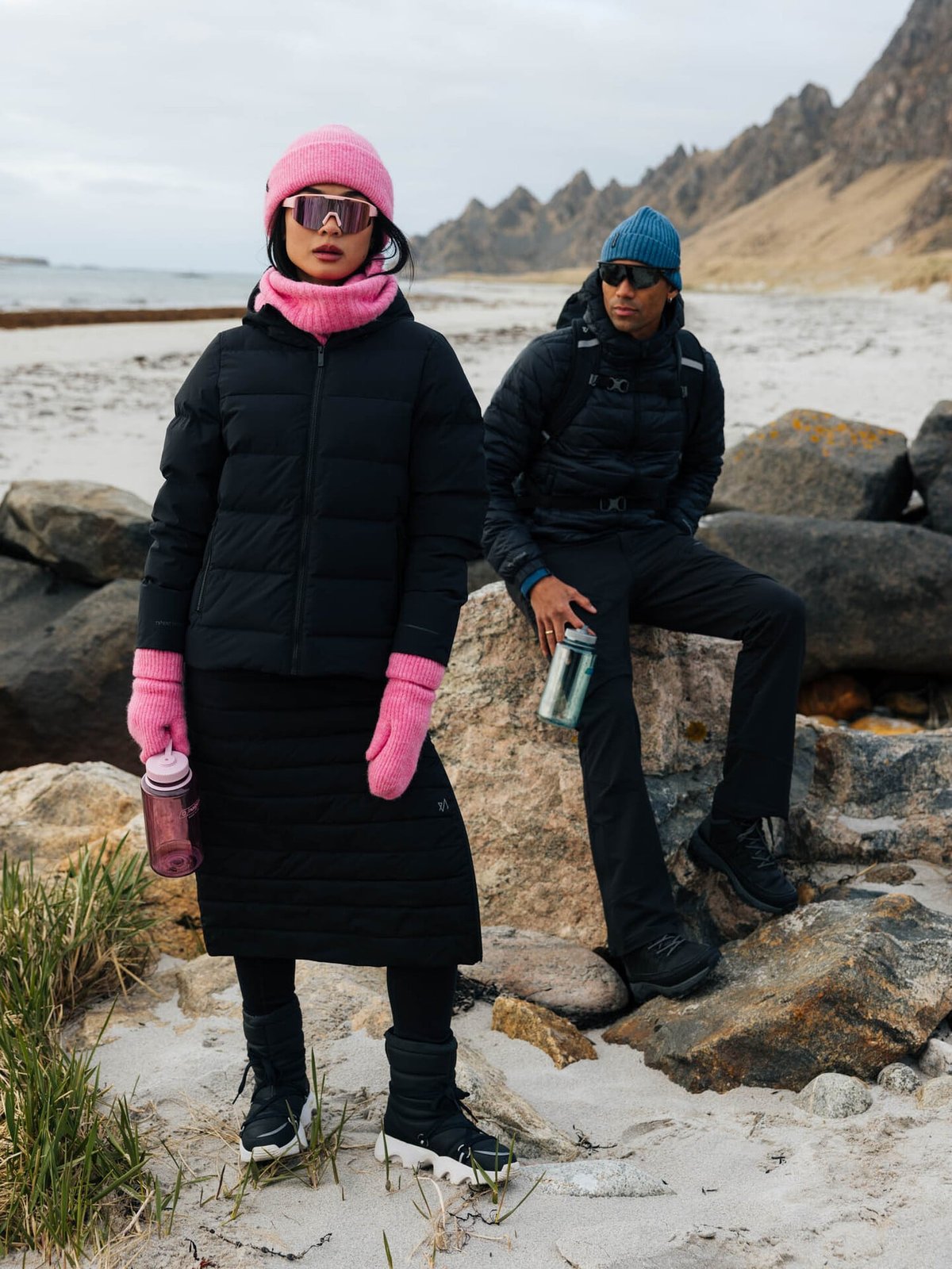 Twentyfour Aurora Thermal Skjørt Sort