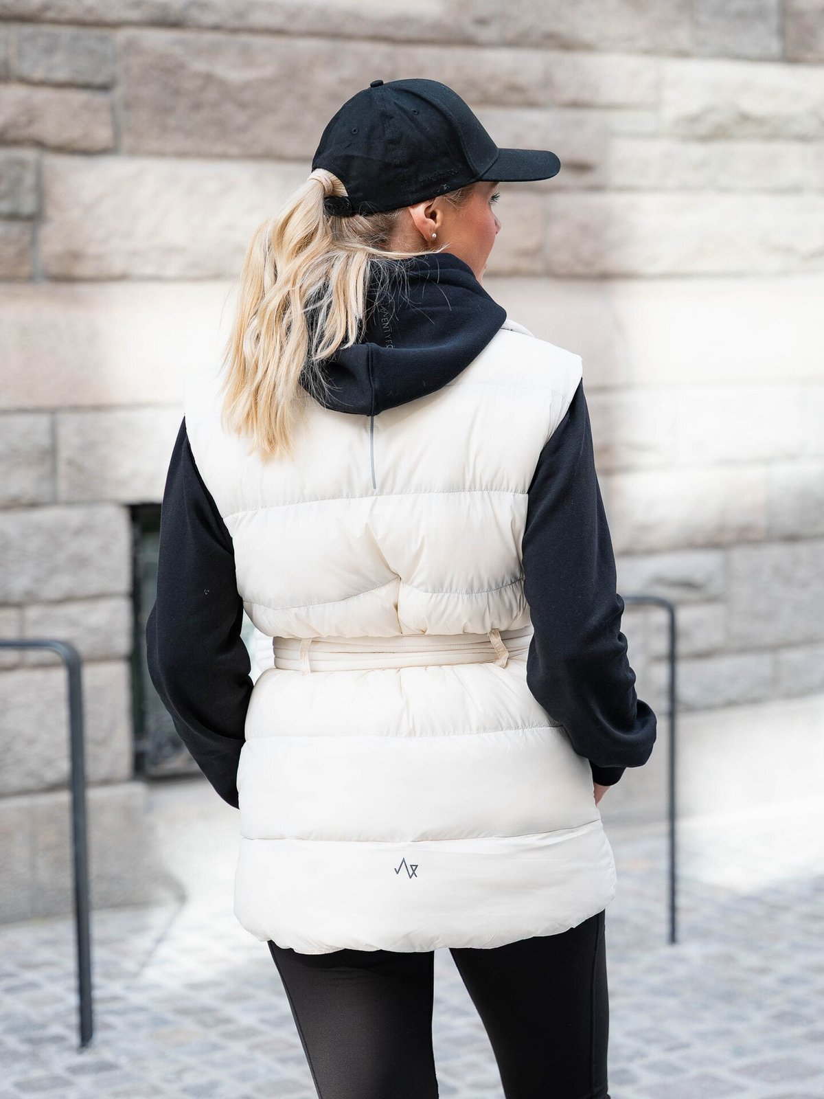 Twentyfour Mode Milla Padded Vest Gråhvit