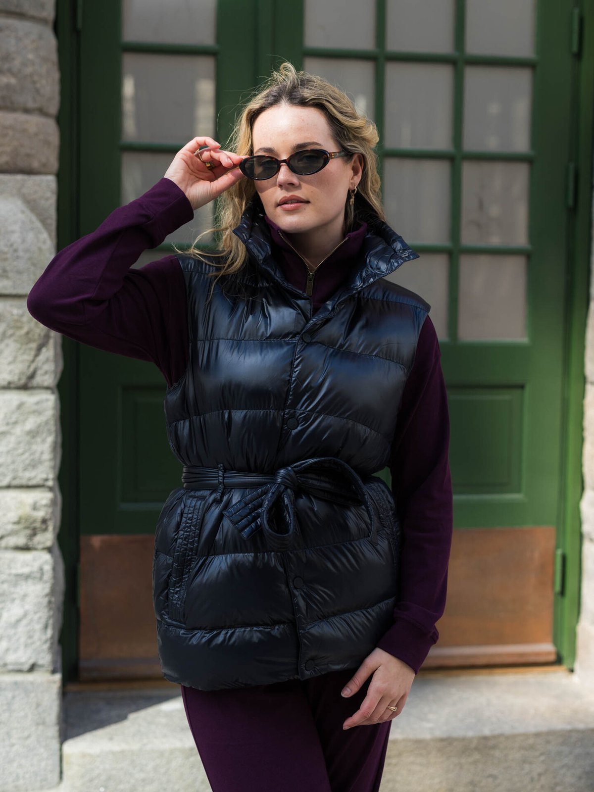 Twentyfour Mode Milla Padded Vest Sort