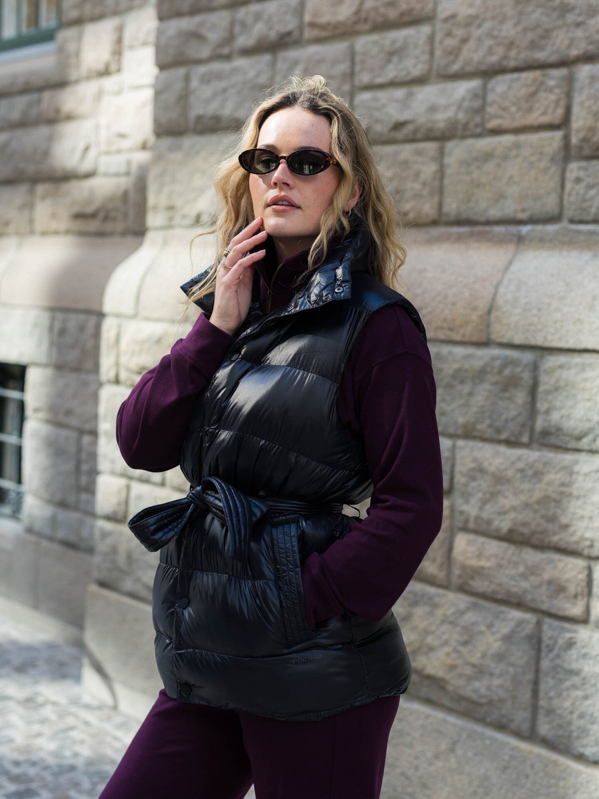 Twentyfour Mode Milla Padded Vest Sort