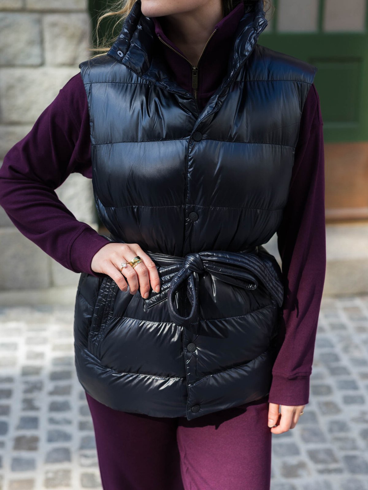 Twentyfour Mode Milla Padded Vest Sort