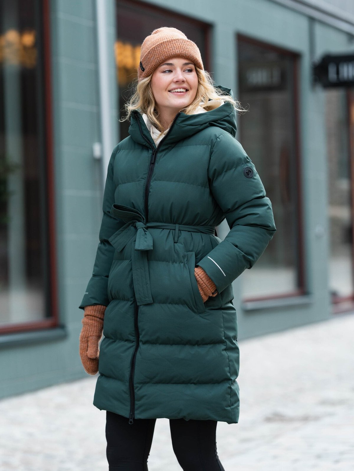 Twentyfour Mode Milla Parka Dyp Grønn