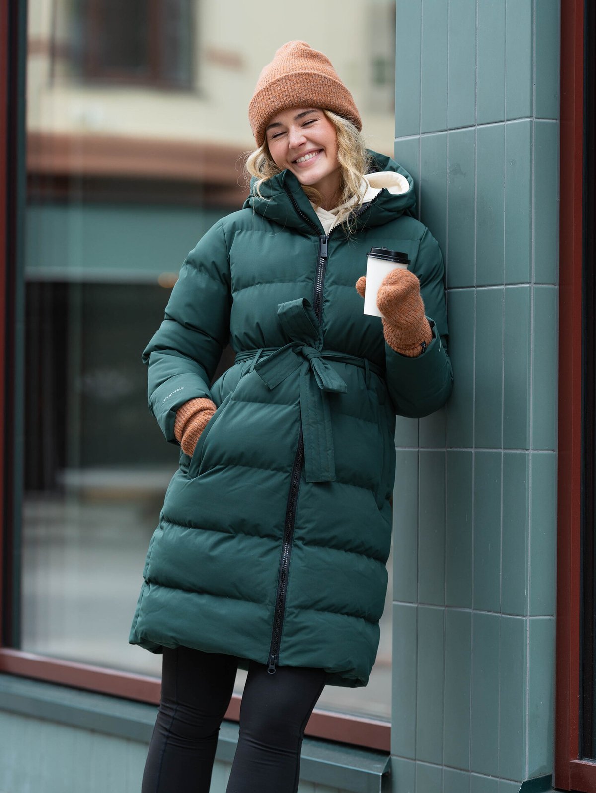 Twentyfour Mode Milla Parka Dyp Grønn