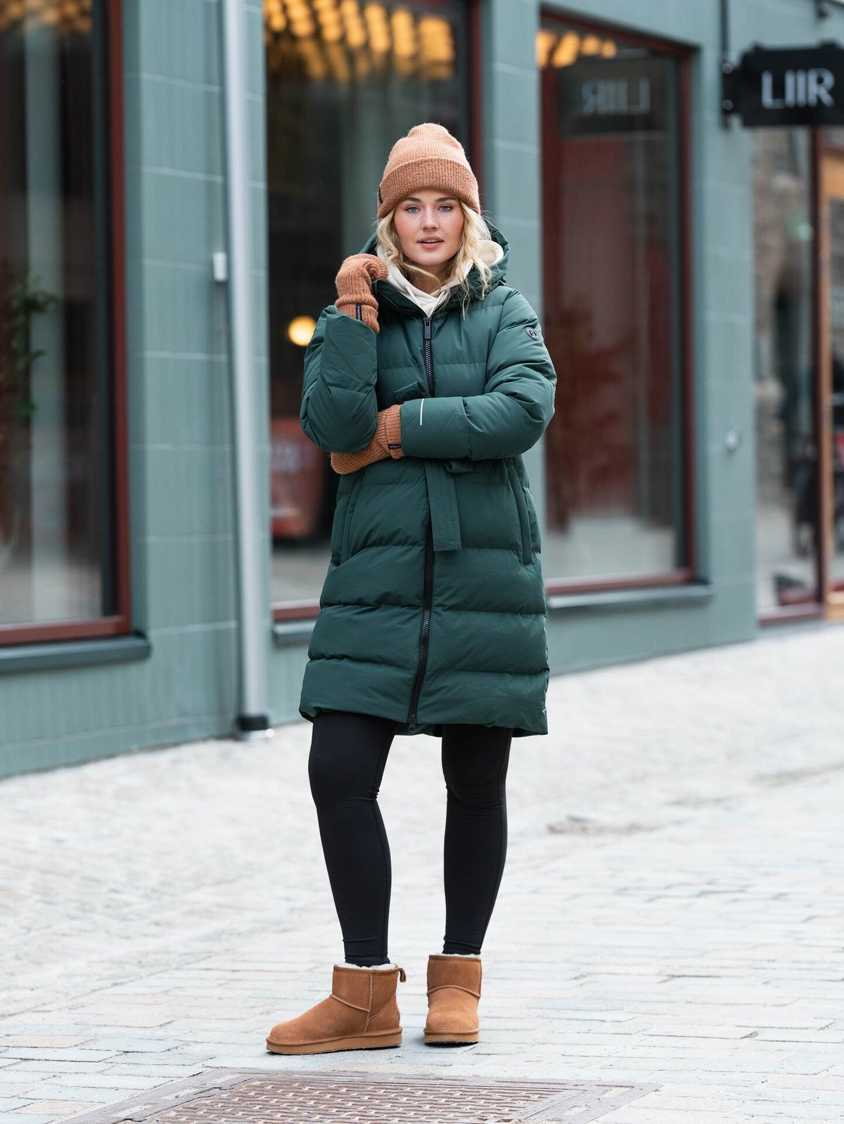 Twentyfour Mode Milla Parka Dyp Grønn