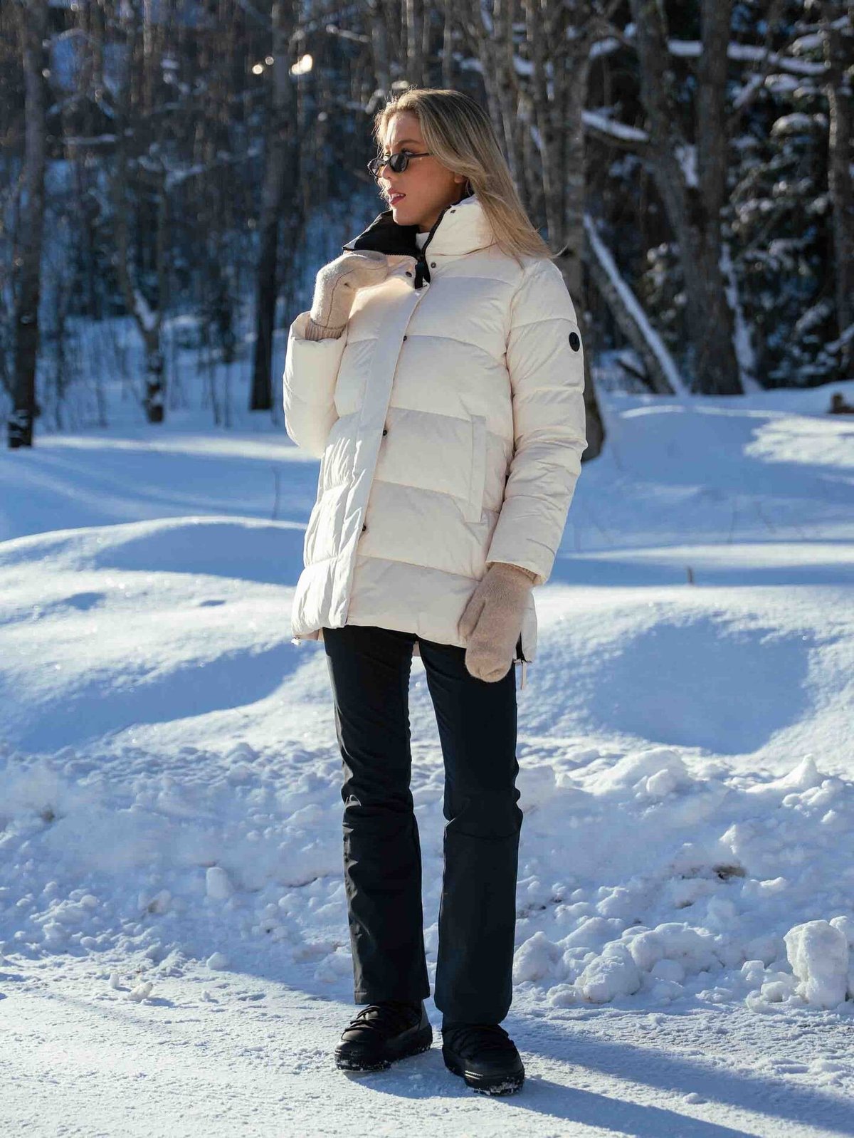 Twentyfour Mode Nea Parka Gråhvit