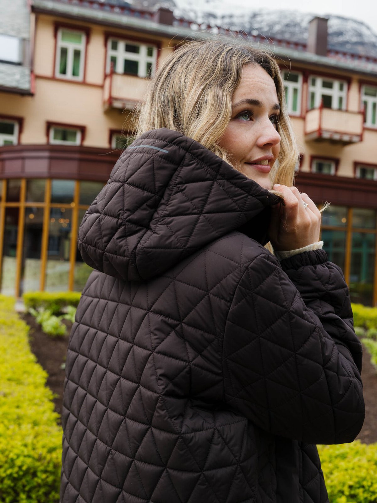 Twentyfour Mode Quilted Anorak Mørk brun