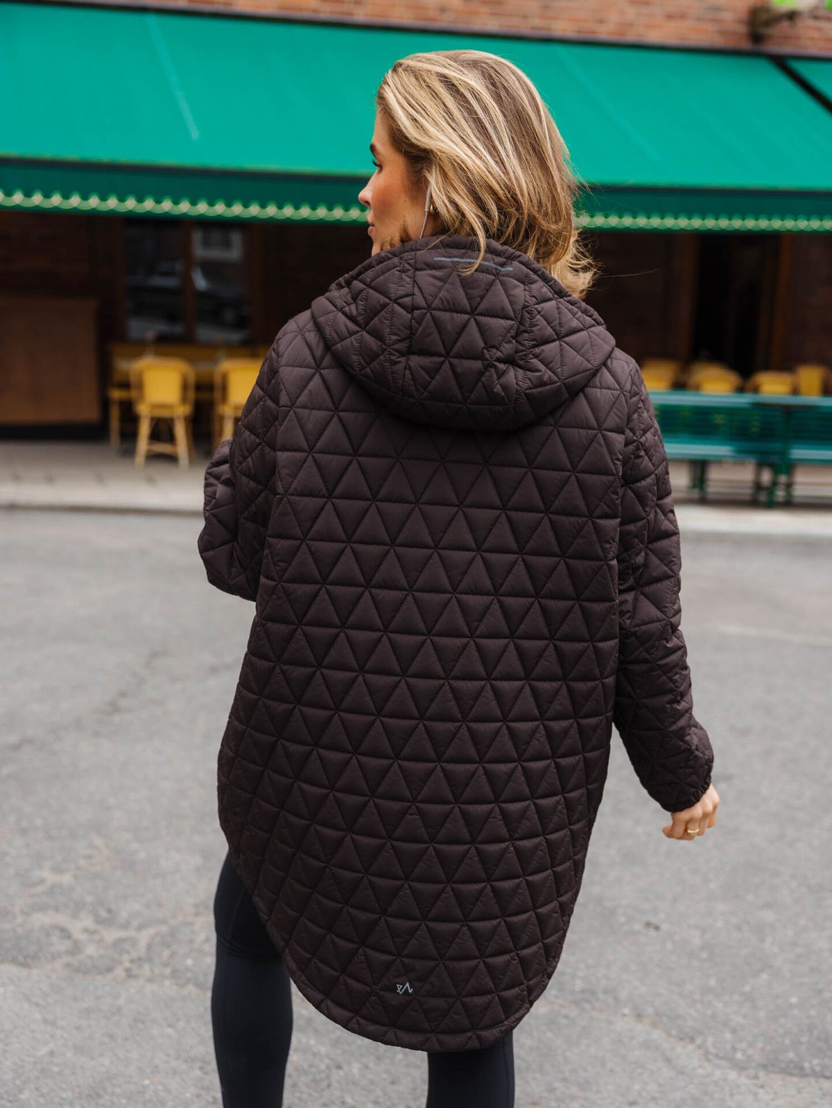 Twentyfour Mode Quilted Anorak Mørk brun