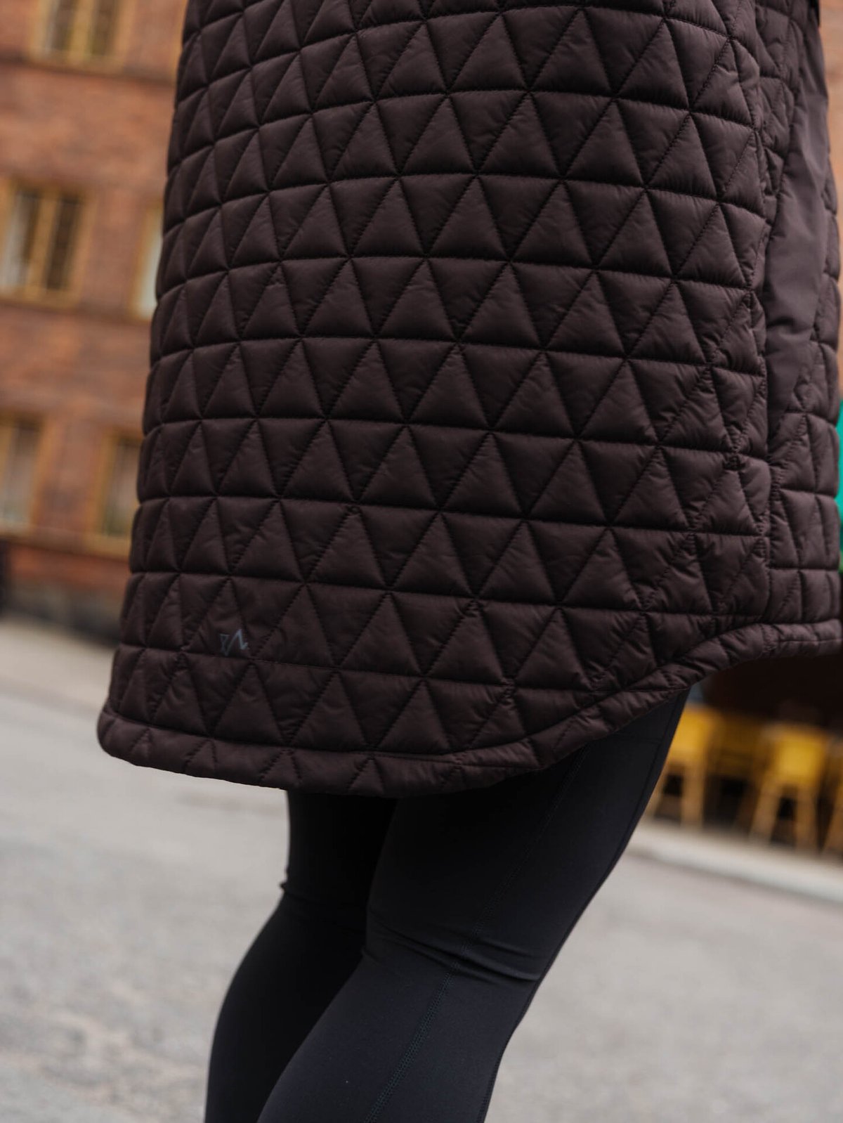 Twentyfour Mode Quilted Anorak Mørk brun