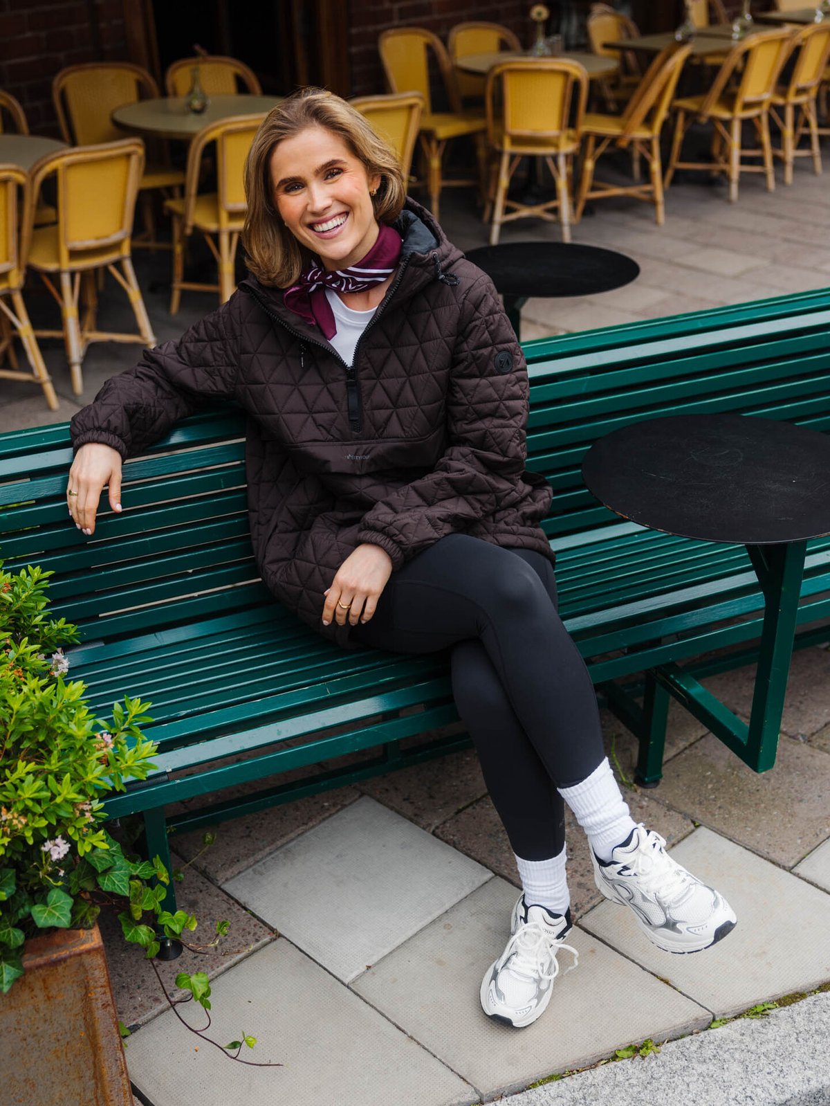 Twentyfour Mode Quilted Anorak Mørk brun
