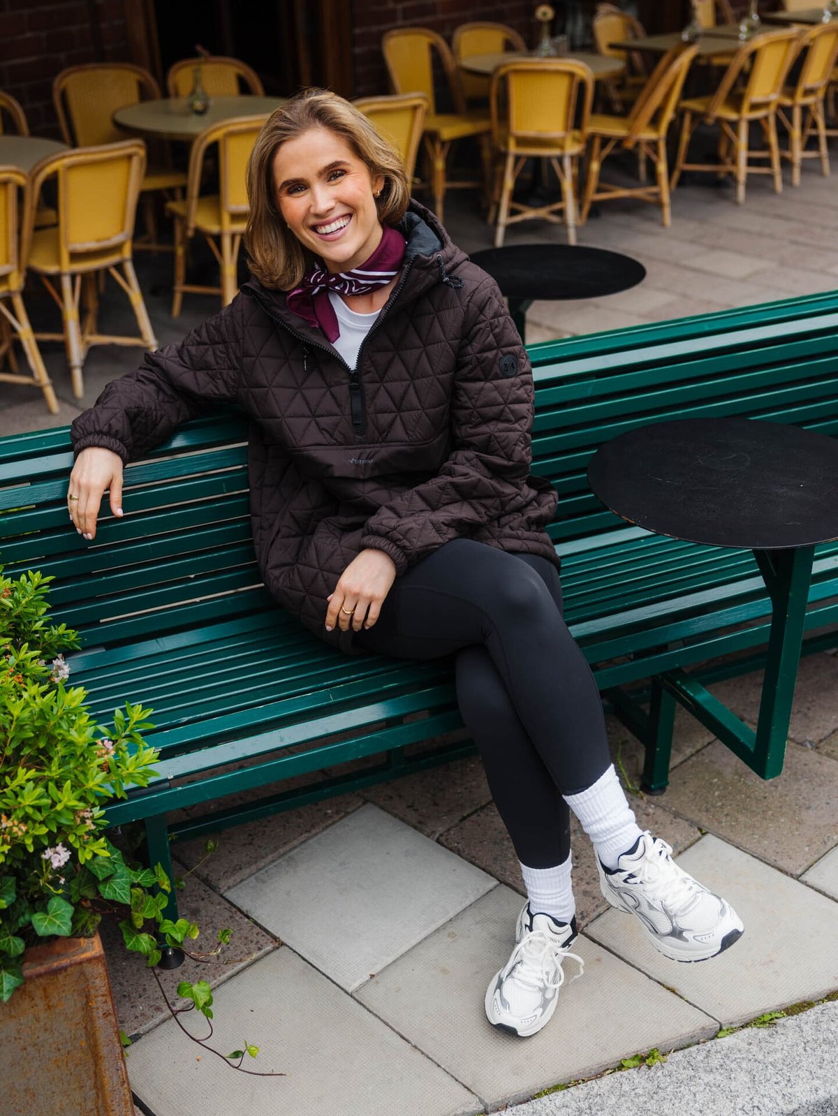 Twentyfour Mode Quilted Anorak Mørk brun