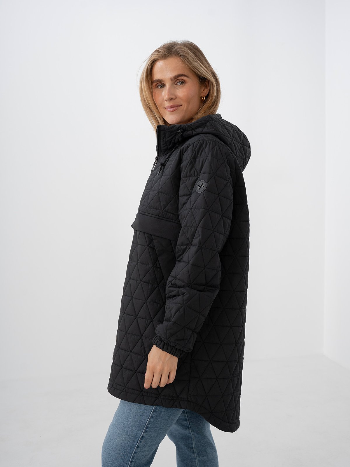 Twentyfour Mode Quilted Anorak Sort