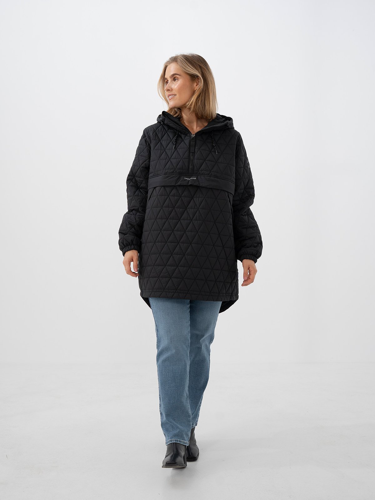 Twentyfour Mode Quilted Anorak Sort
