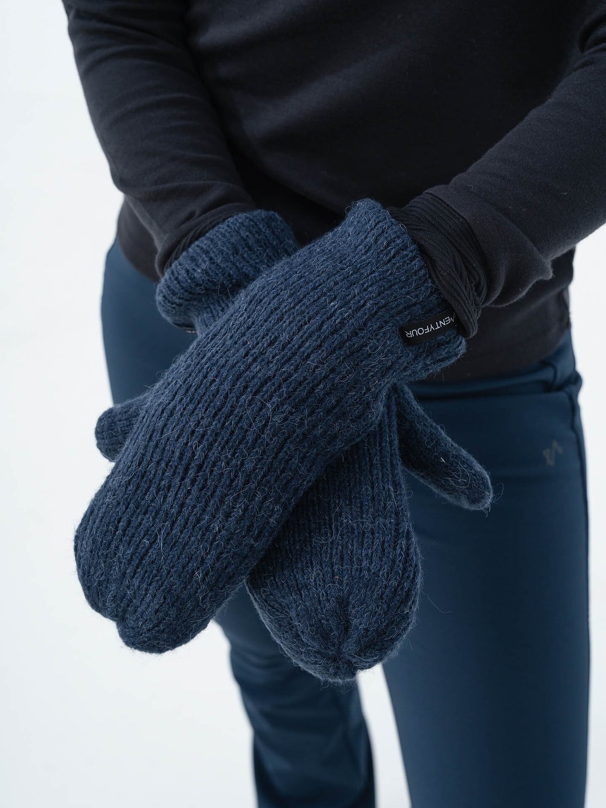 Twentyfour Aurora Ana Strikkevott Marine