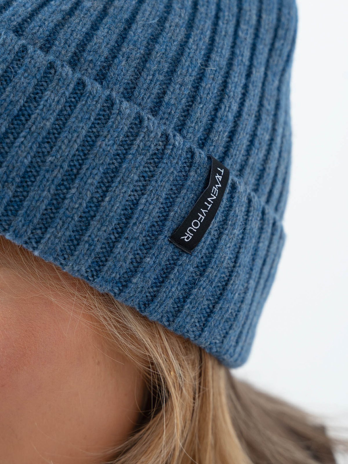 Twentyfour Aurora Rib Lue Gråblå