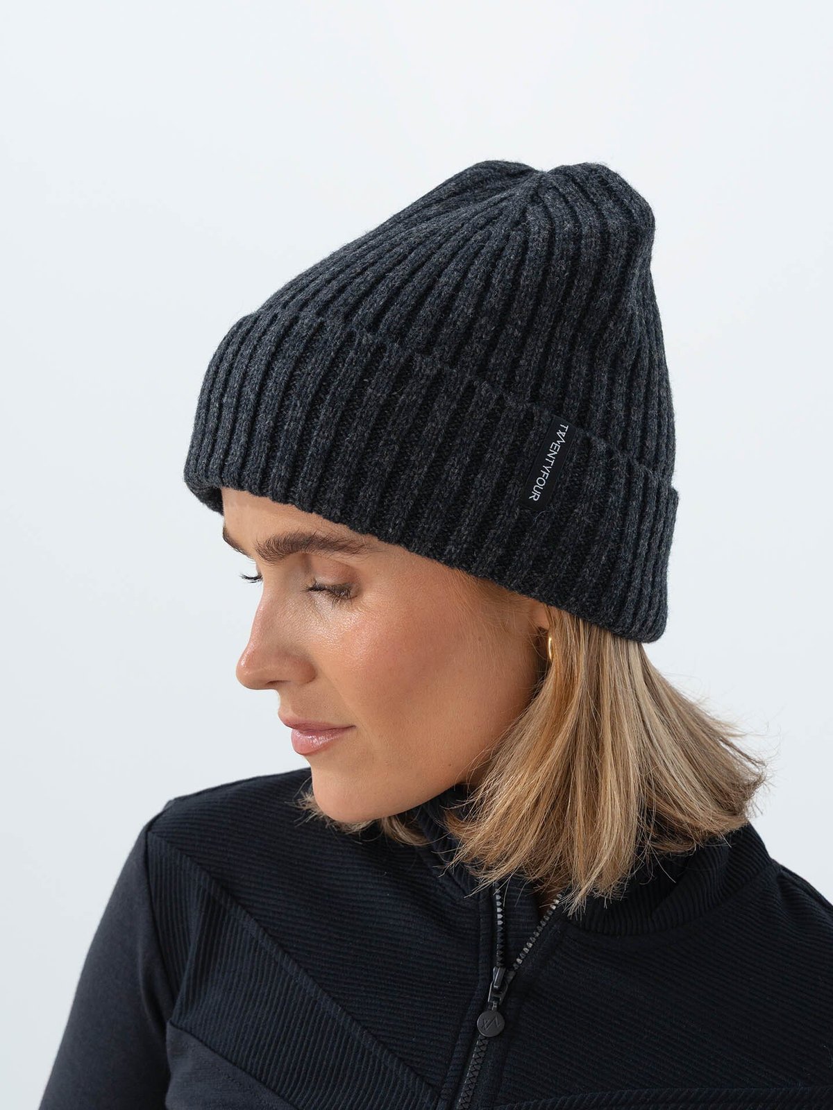 Twentyfour Aurora Rib Lue Sort