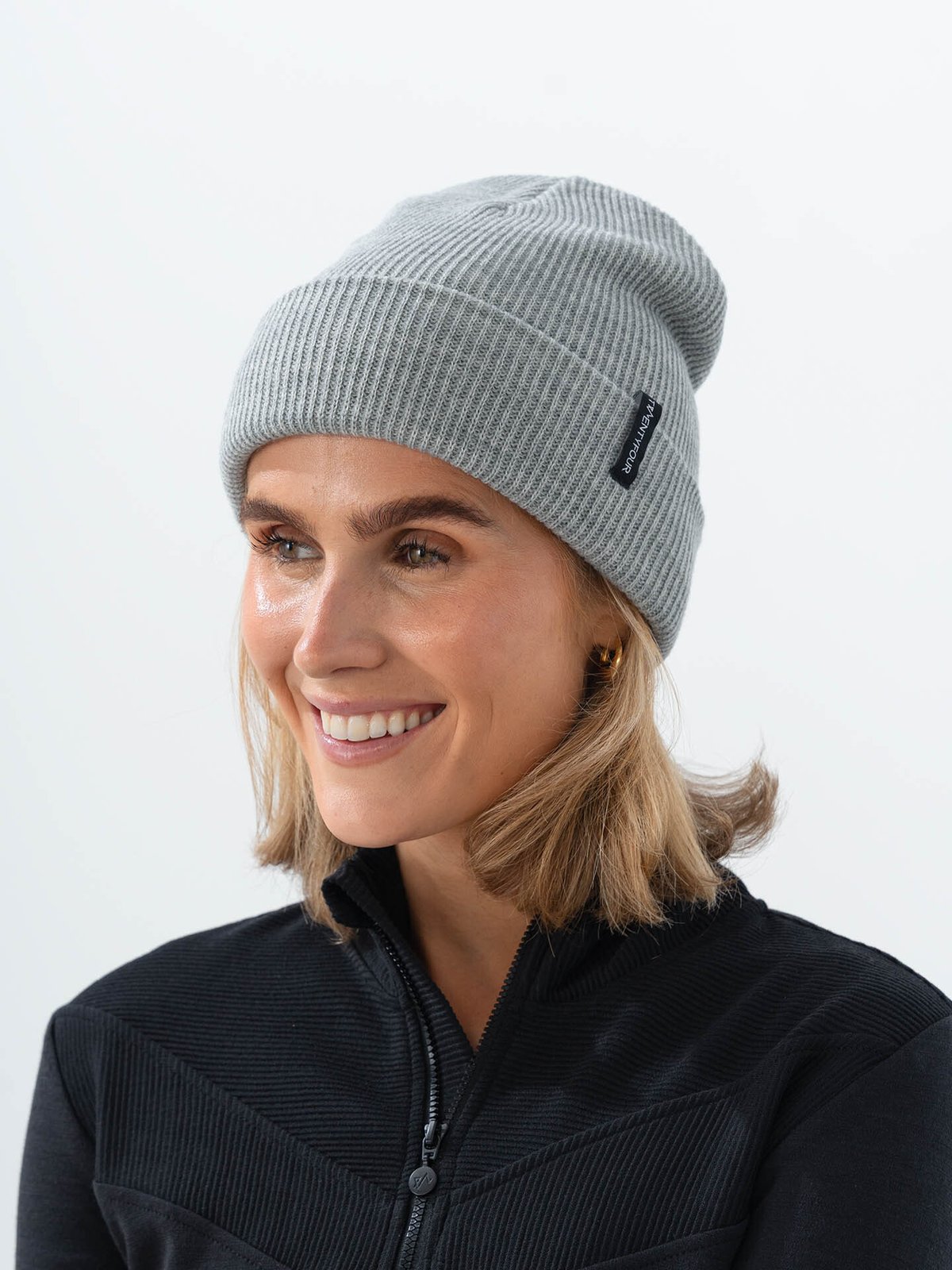 Twentyfour Aurora Varm Lue Lys Grå