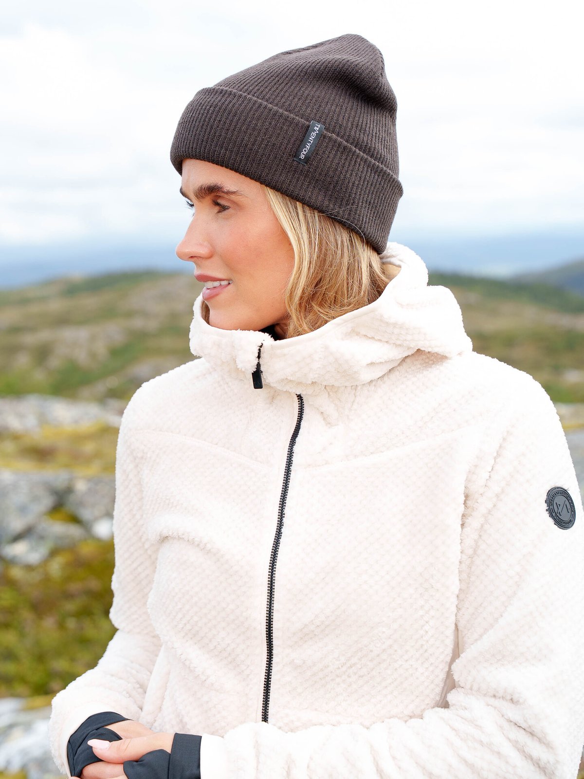 Twentyfour Aurora Varm Lue Mørk brun