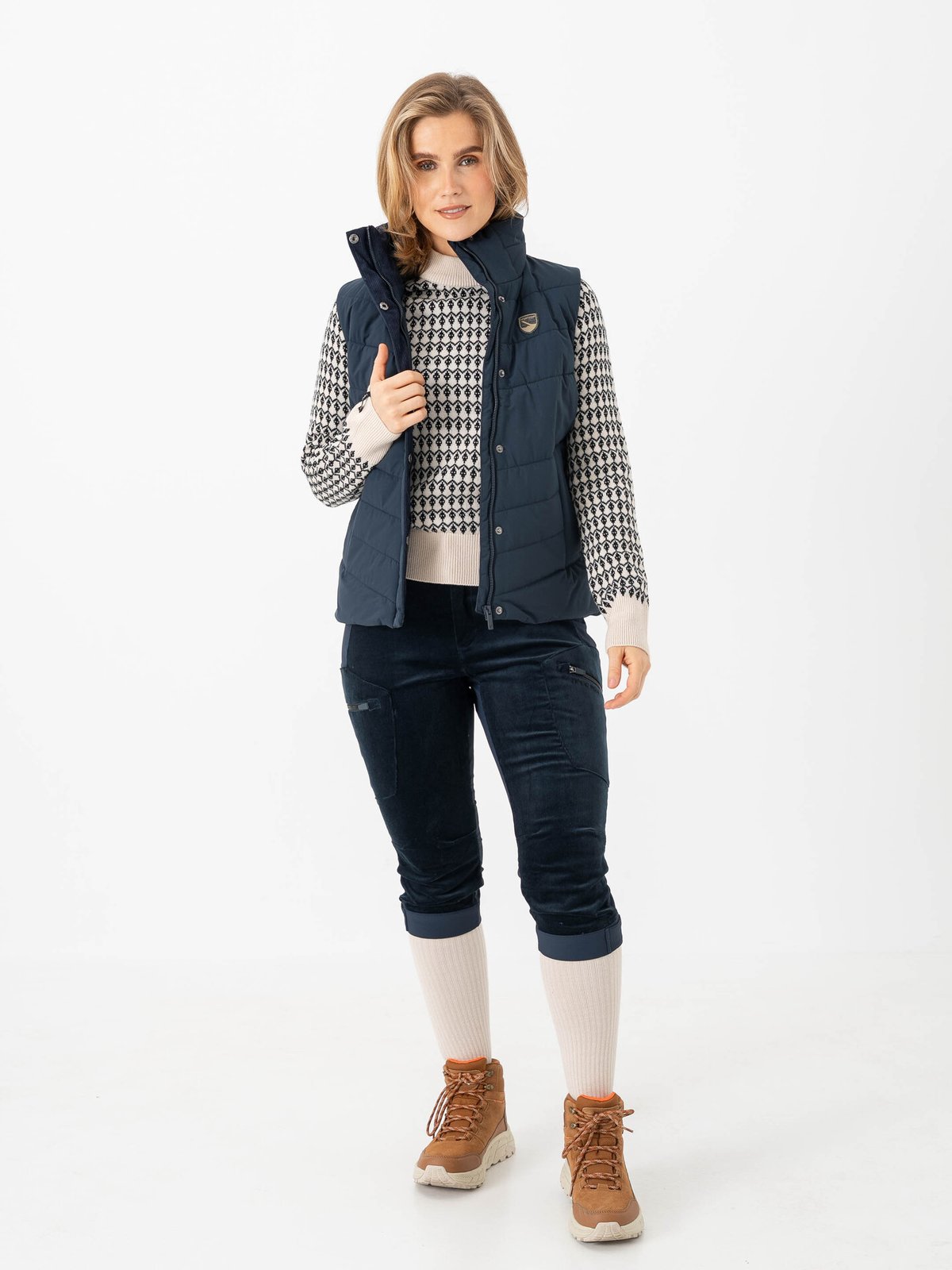 Twentyfour Aurora Shape Nikkers Marine