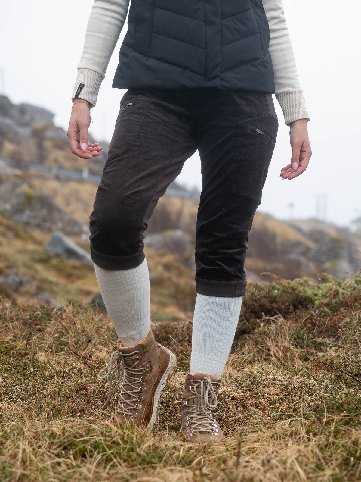 Twentyfour Aurora Shape Nikkers Mørk Brun