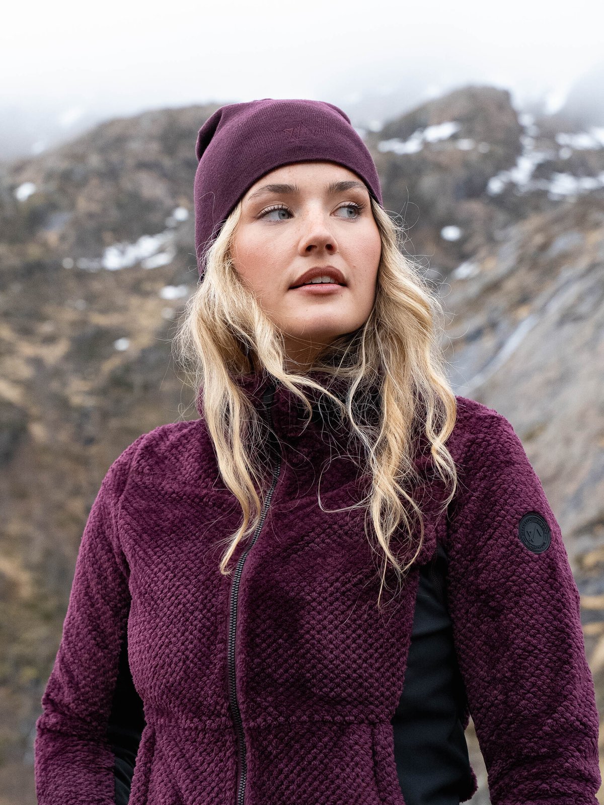 Twentyfour Aurora Basic Lue Mørk Burgunder