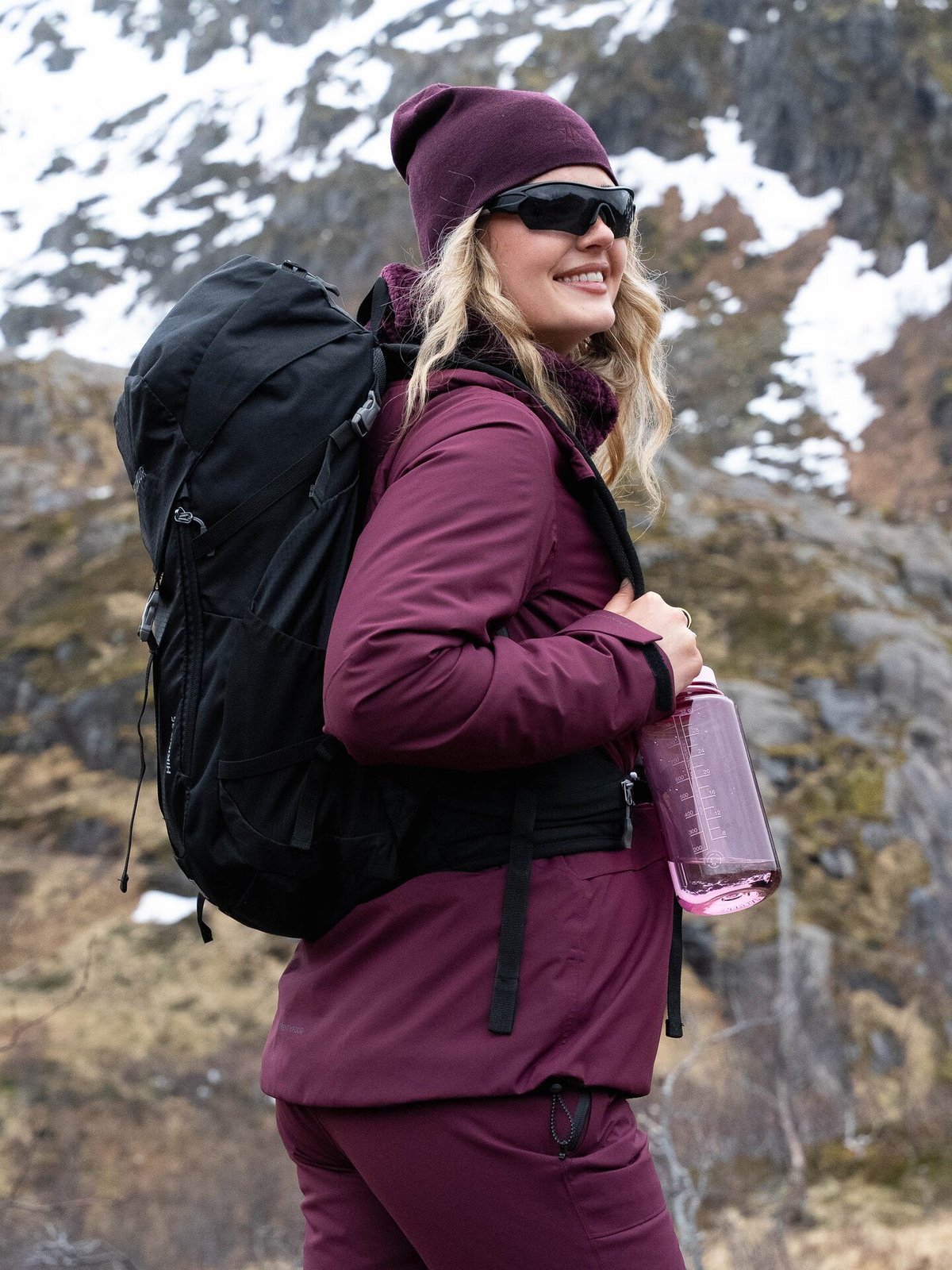 Twentyfour Aurora Basic Lue Mørk Burgunder