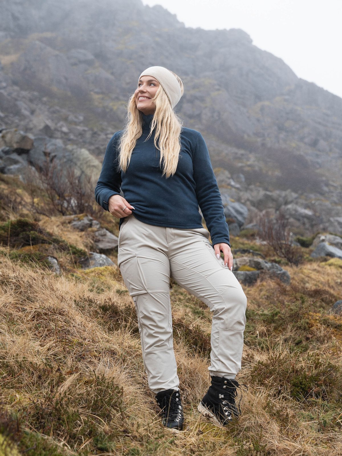 Twentyfour Aurora Basic Pannebånd Gråhvit