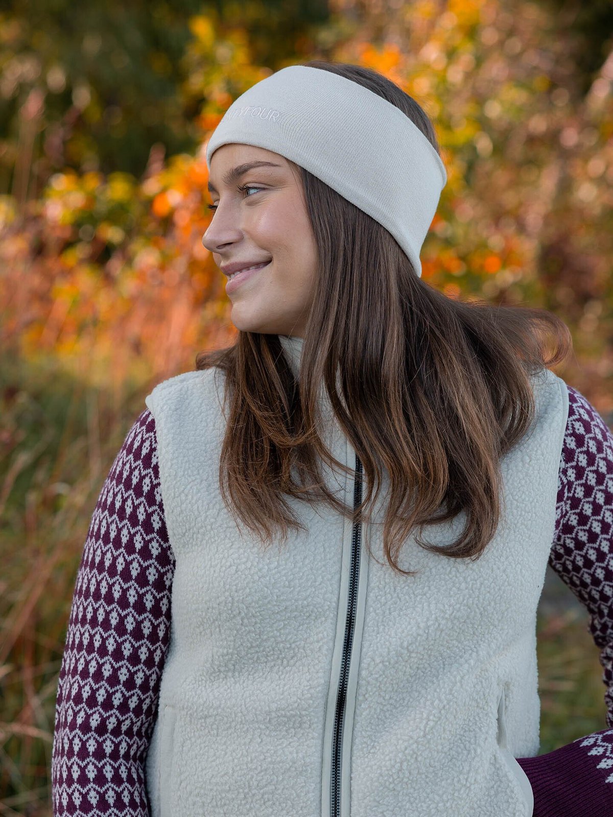 Twentyfour Aurora Basic Pannebånd Gråhvit