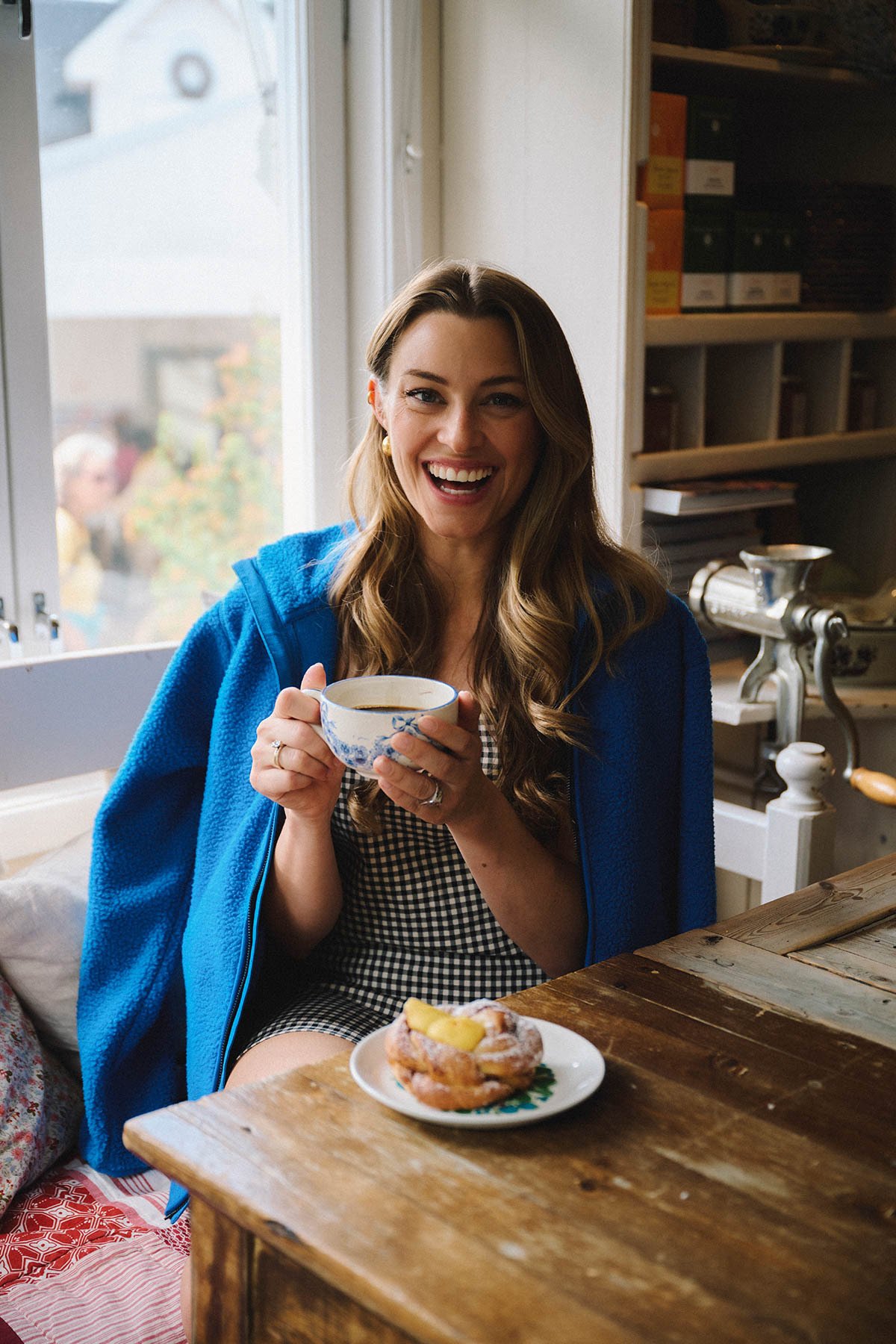 Twentyfour Aurora Pile Jakke Knallblå