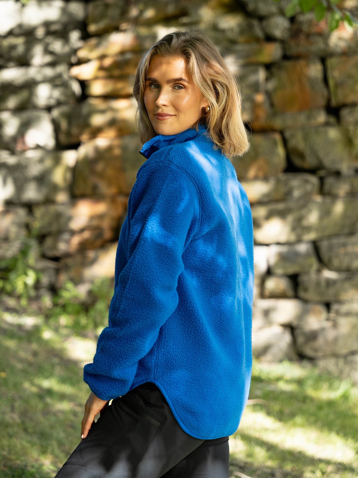 Twentyfour Aurora Pile Jakke Knallblå