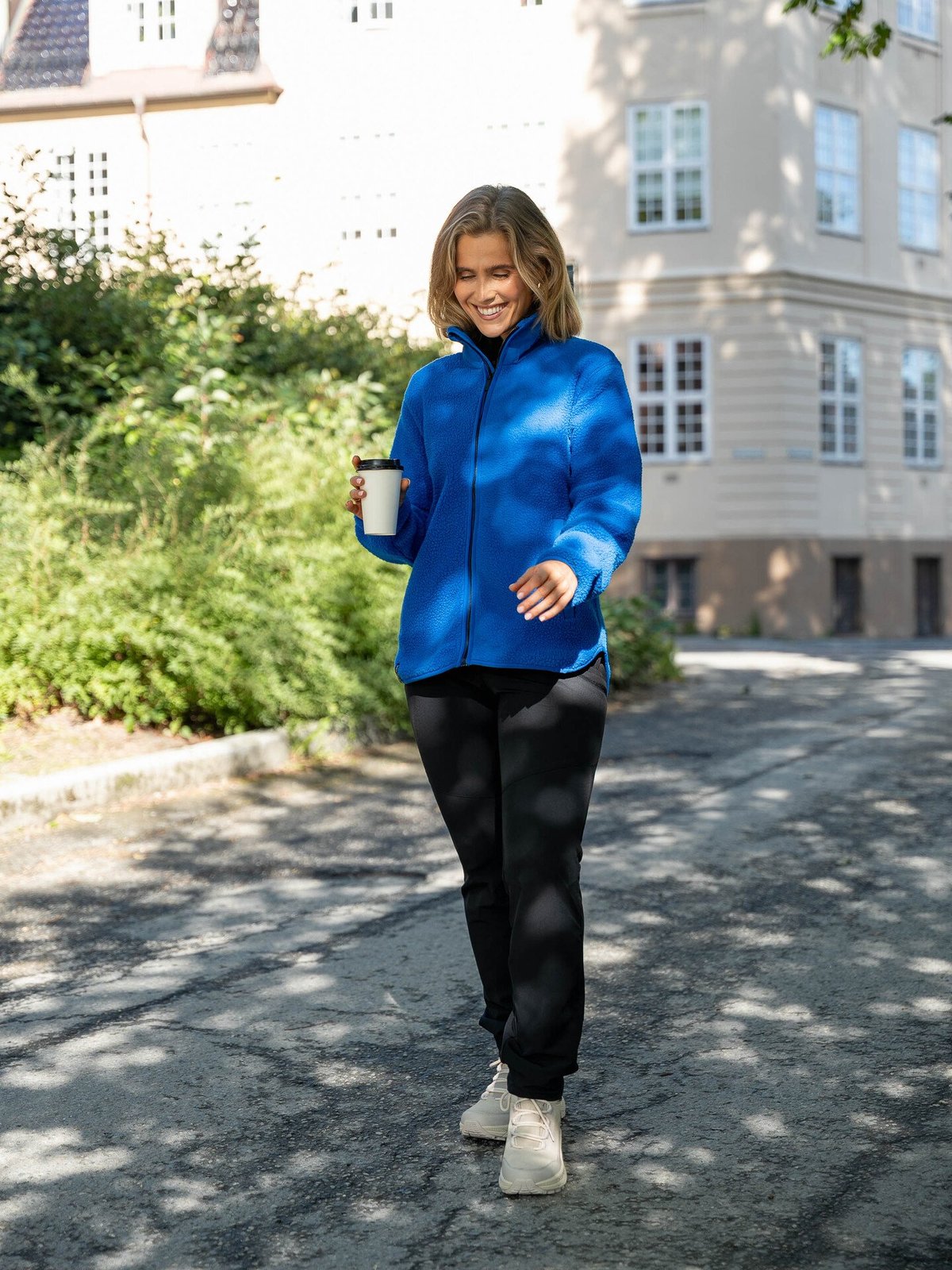 Twentyfour Aurora Pile Jakke Knallblå