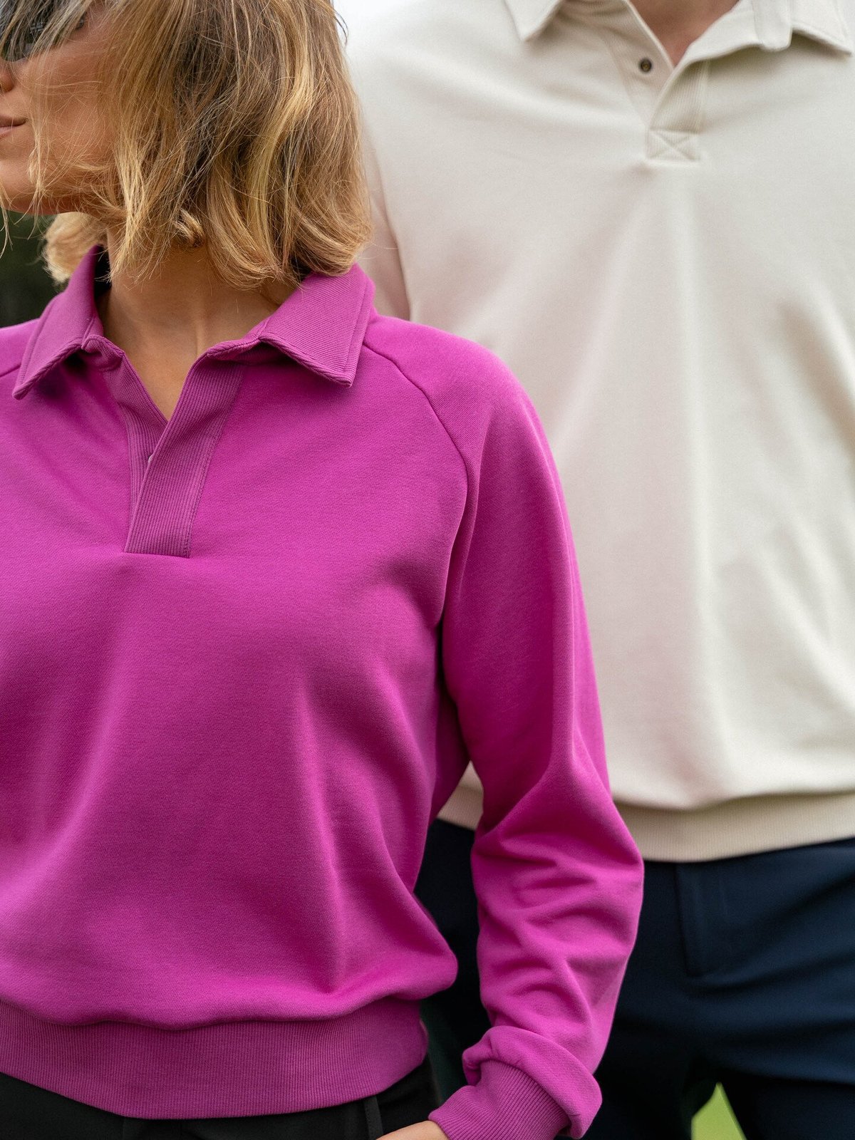 Twentyfour Mode Polo Sweater Fuksia