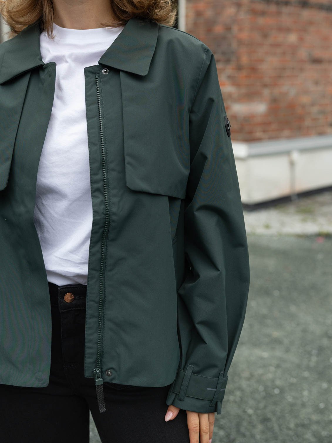 Twentyfour Mode Trench Jakke Dyp grønn