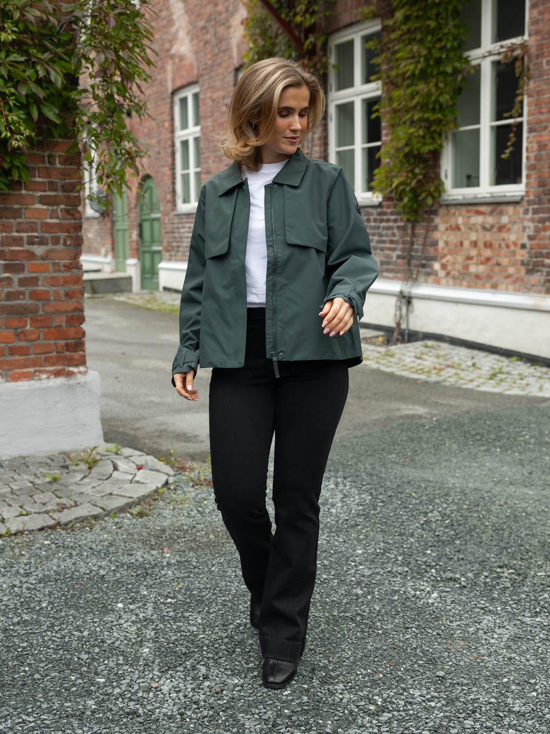 Twentyfour Mode Trench Jakke Dyp grønn