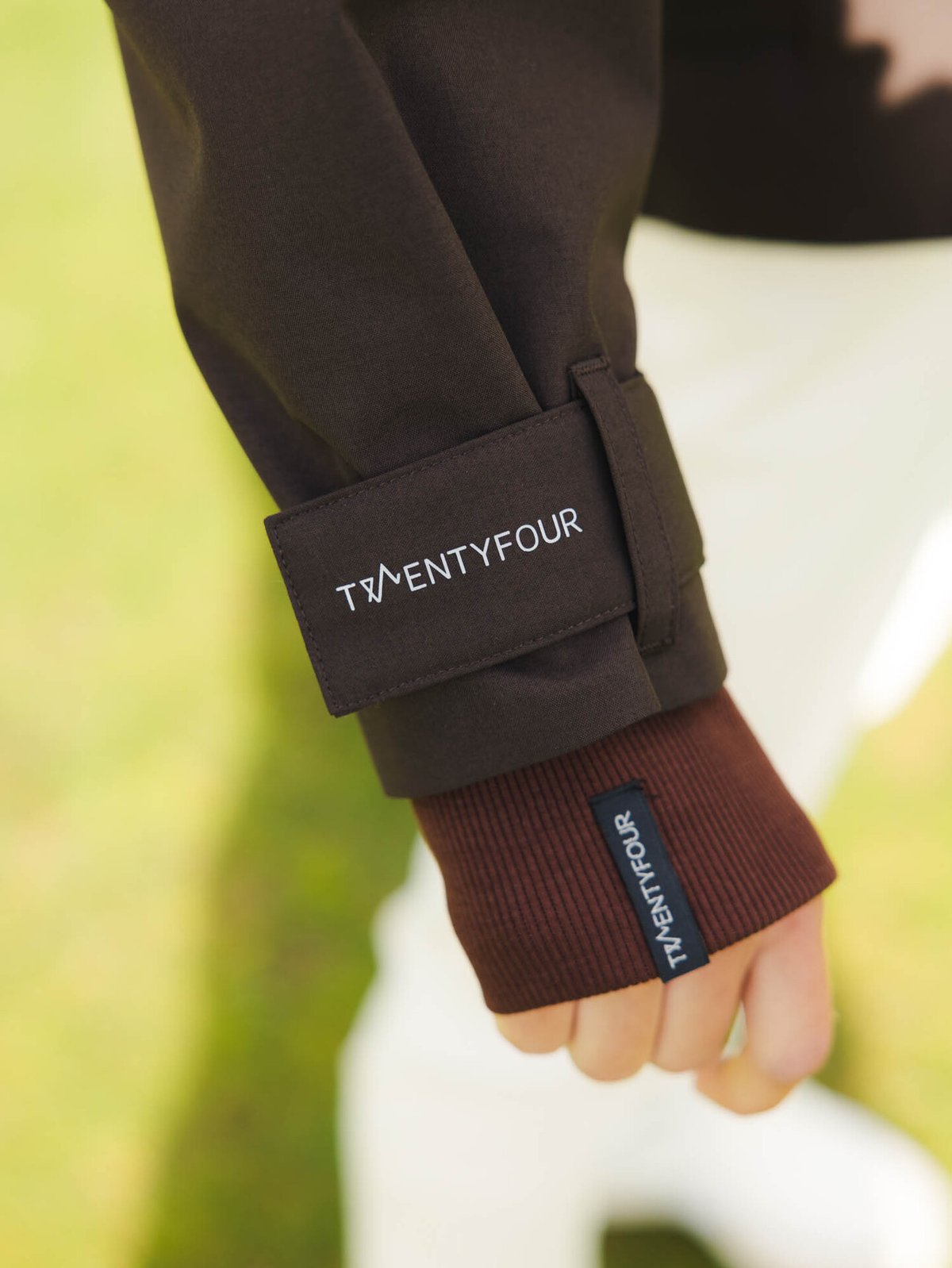 Twentyfour Mode Trench Jakke Mørk Brun