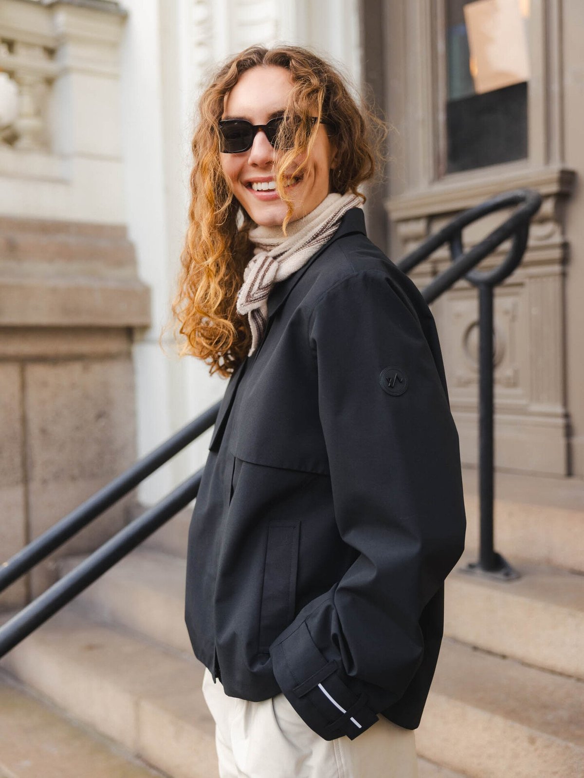 Twentyfour Mode Trench Jakke Sort